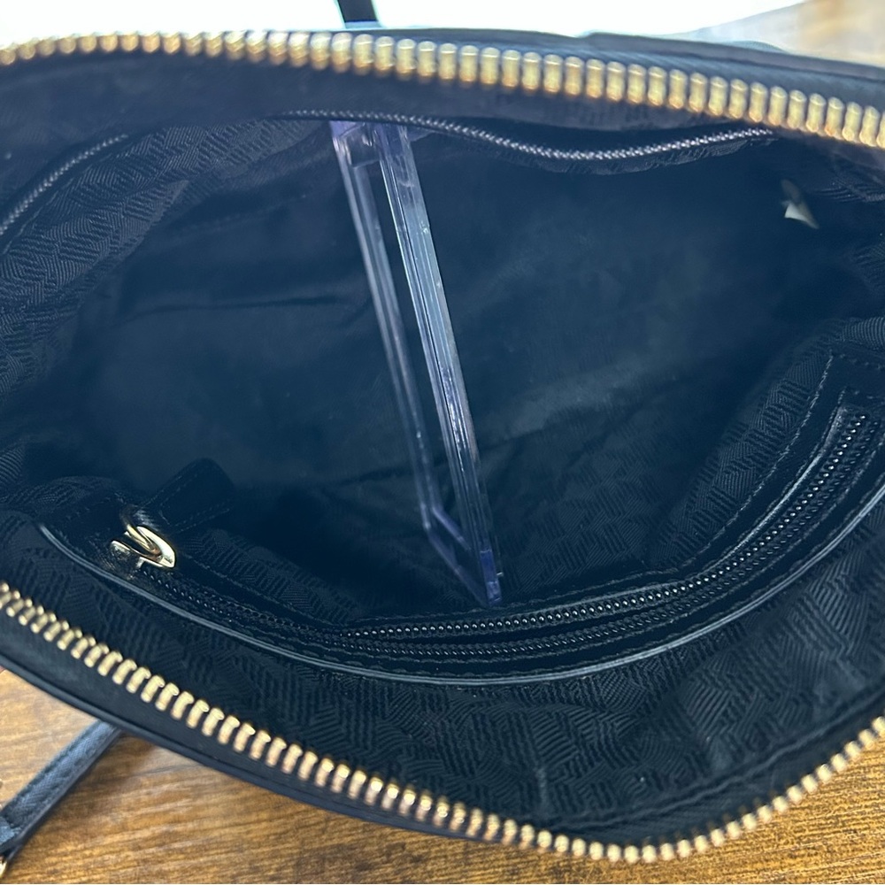 Michael Kors Black Cindy Micro Studded Crossbody - Picture 6 of 7